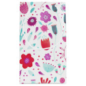 Floral Boho Waterverf Klein Cadeauzakje (Achterkant)