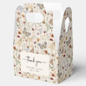 Floral Boho Wedding Favor Box Bedankdoosjes (Geopend)