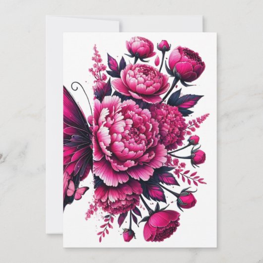 Floral Boho Wedding Invitation (Dos)