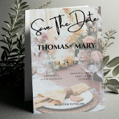 Floral Boho Wedding Uitnodiging