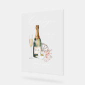 Floral Boho Western Mariage campagnard Bar à boiss (Angle)