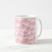 Floral Boisson Merci Mug couleur rose douce (Devant droit)