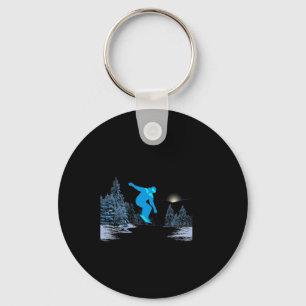 Floral Boo Ghost Night Girl Halloween Herfst Spook Sleutelhanger