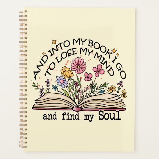 Floral Book Lover Planner (Voorkant)