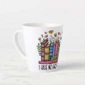 Floral Books en Cat Latte Mok (Linkerhoek)