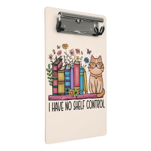 Floral Books en Cat Mini Klembord (Schuin)