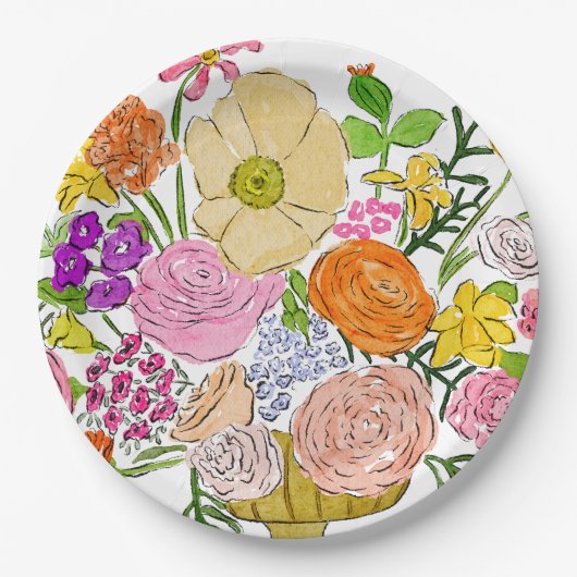 Floral Bord | Poppy + Patrick (Voorkant)
