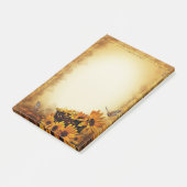 Floral Border 5 Post-it® Notes (Schuin)