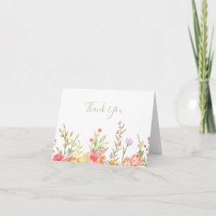 Floral Border Note Kaart
