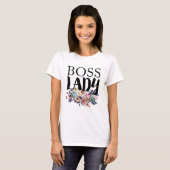 Floral Boss Lady T-shirt (Voorkant volledig)