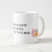 Floral Boss's Day Specialty Mok (Voorkant rechts)