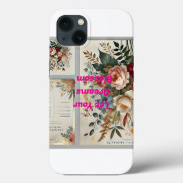 Floral Botanical Apple iPhone 13 Hoesje – Elegant 