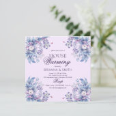 Floral Botanical Housewarming Kaart (Staand voorkant)