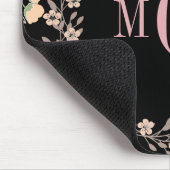 Floral Botanical Monogram Mousepad Muismat (Hoek)