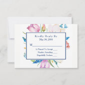Floral Botanical RSVP (Achterkant)