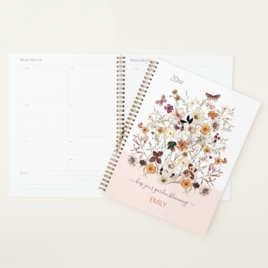 Floral botanique Fleur sauvage en pressage (Devant avec enveloppe)