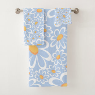 Floral botanische bloemen van de moderne Waterverf Bad Handdoek