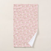 Floral botanische bloemen van de moderne Waterverf Bad Handdoek (Handdoek)