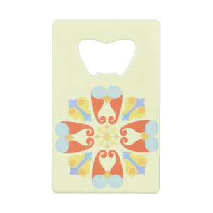 Floral Bottle Opener Kredietkaart Flessenopener