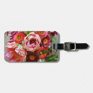 Floral bouquet, Bagagelabel