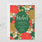 Floral Bouquet Bridal Shower Invitation (Devant)