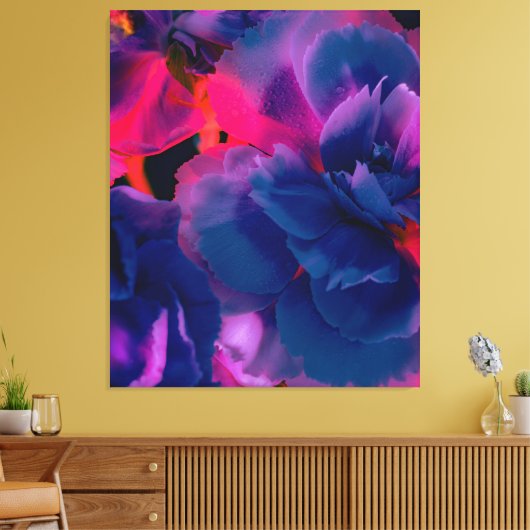 Floral Bouquet Design Canvas Afdruk (Insitu (Woonkamer))