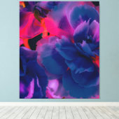 Floral Bouquet Design Canvas Afdruk (Insitu (Houten vloer))