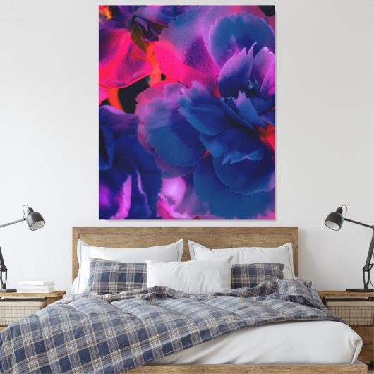 Floral Bouquet Design Canvas Afdruk (Insitu (Slaapkamer))