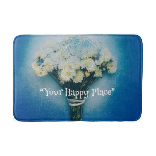 Floral Bouquet Elegance Memory Foam Badmat
