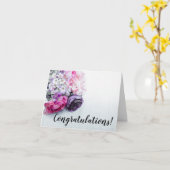 Floral Bouquet Greeting Card Kaart (Gele Bloem)