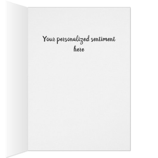 Floral Bouquet in Milk Fles Editable Note Kaart (Binnen (Rechts))