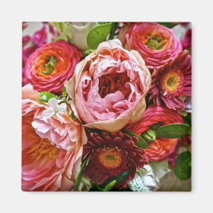 Floral bouquet, Magnet Magneet