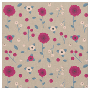 Floral Bouquet Pattern Stof