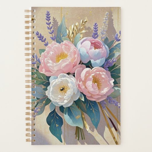 Floral Bouquet peonys lavande (Devant)