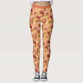 Floral Bouquet van het Patroon van Bloemen Leggings (Voorkant)