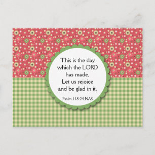 Floral Bouquet Variété Carte Postale Bible Verse