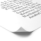 Floral Bourgogne 16 Tables Mariage Tableau de sièg (Coin)