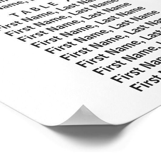 Floral Bourgogne 9 Tables Mariage Tableau de siège (Coin)