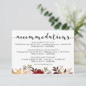 Floral Bourgogne - Carte d'information logement (Debout devant)