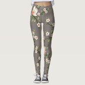 Floral Branch Elegant Patterned | LEGGINGS (Voorkant)