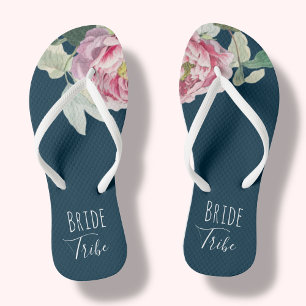 Floral Bridal Party   Teenslippers