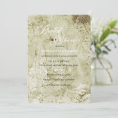 Floral  Bridal Shower Kaart (Staand voorkant)