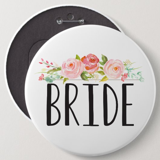 Floral | Bride Button (Voorkant /achterkant)