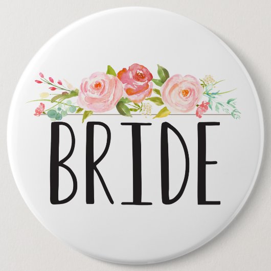 Floral | Bride Button (Voorkant)