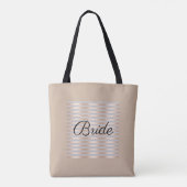 Floral Bride canvas tas (Achterkant)