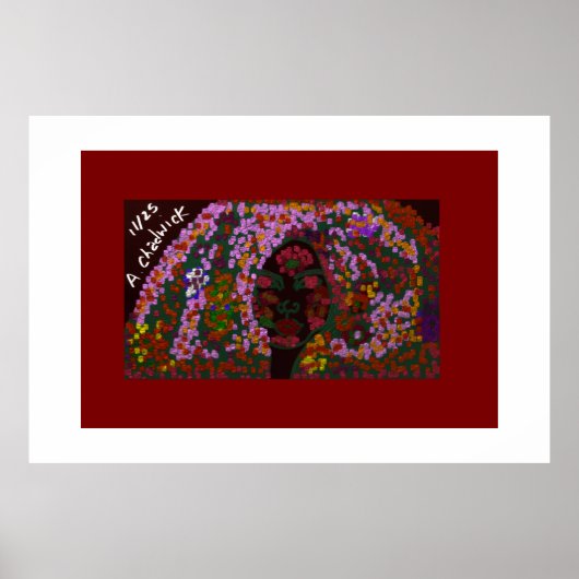 Floral Bride Poster (Voorkant)