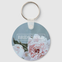 Floral Bridesmaid Sleutelhanger