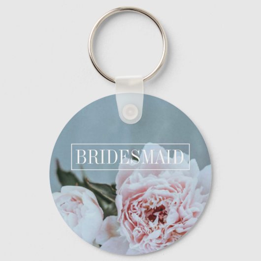 Floral Bridesmaid Sleutelhanger (Voorkant)