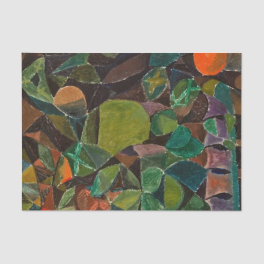 Floral Bridge, 1913 by Paul Klee Tissuepapier (Voorkant)