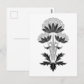 Floral Briefkaart (Voorkant / Achterkant)
